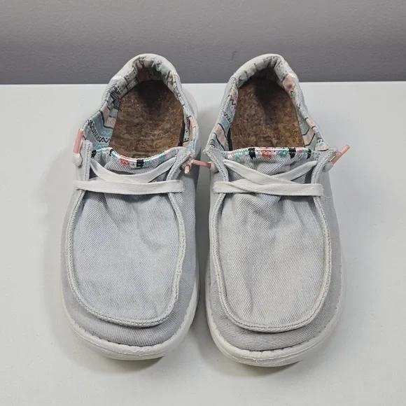 Hey Dude Grey BoHo Wendy Casual Shoe - Picture 2 of 8